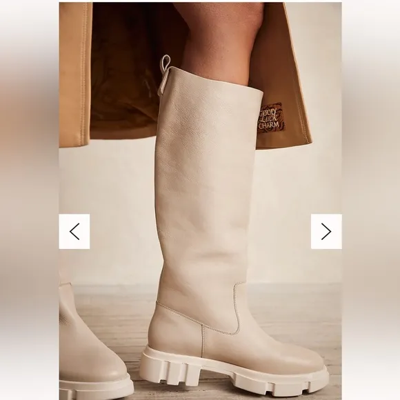 Free people Brooks Chalk Tall Boots
