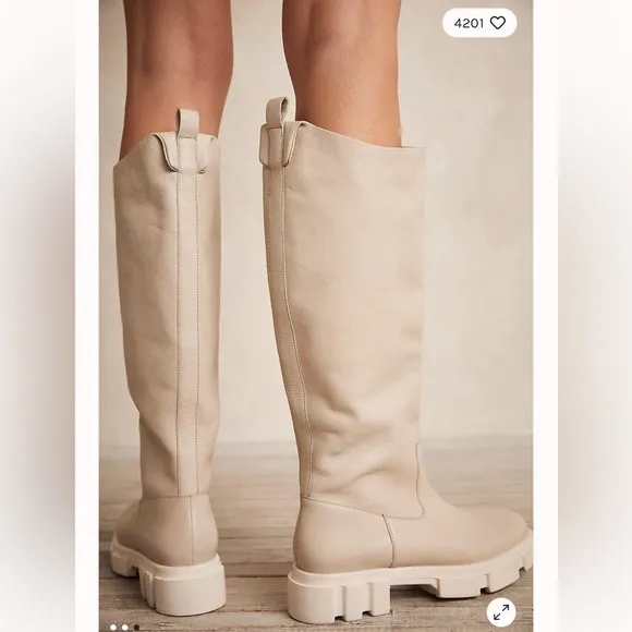 Free people Brooks Chalk Tall Boots