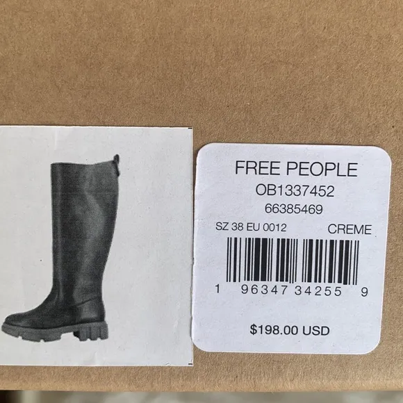Free people Brooks Chalk Tall Boots