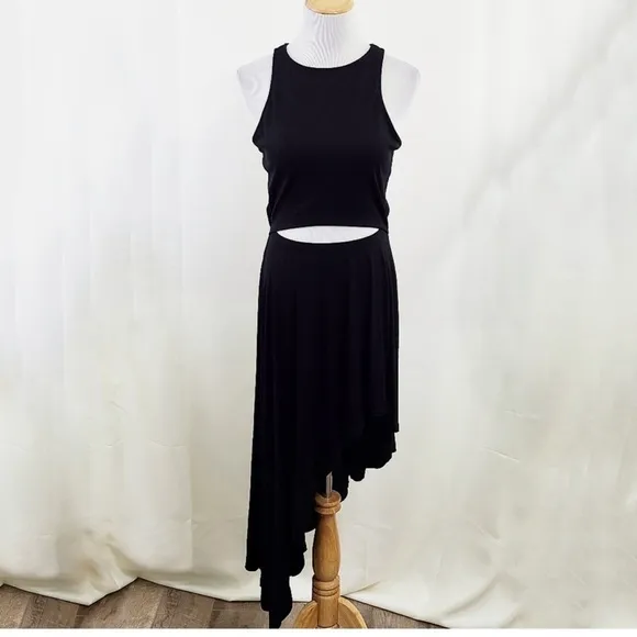 Free People FP Beach‎ Bethany Midi Dress Size M Cut Out FREE-EST NWT Bohemian
