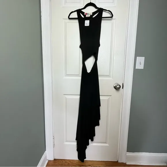 Free People FP Beach‎ Bethany Midi Dress Size M Cut Out FREE-EST NWT Bohemian