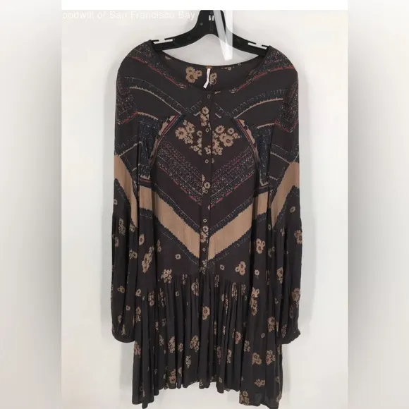 Free People From your Heart Midi Shift Dress