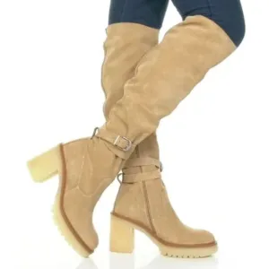 Free People Jasper Boots Knee High Tall Tan NEW 6 US