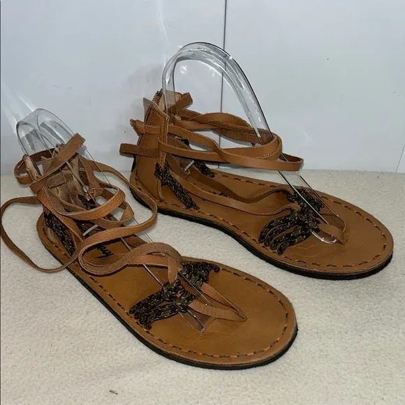 Free People La Jolla Wrap Sandals (S5)