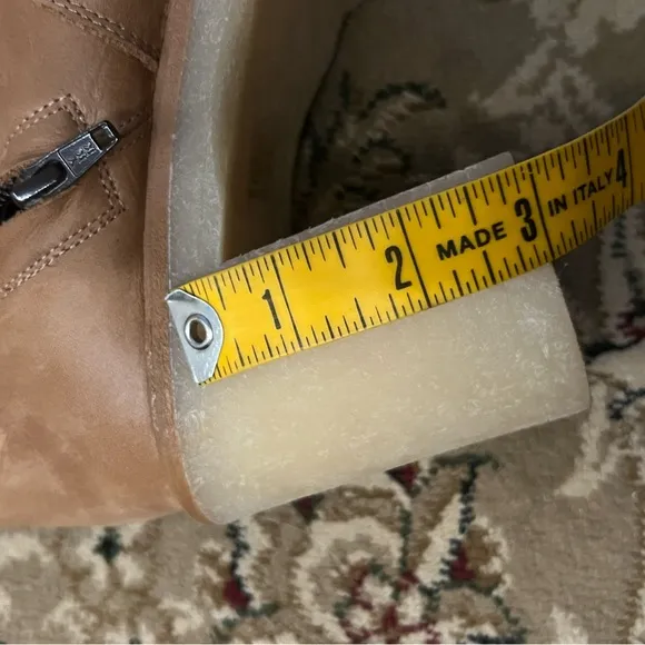Free People leather short boots, 3 inch heel women’s size 7