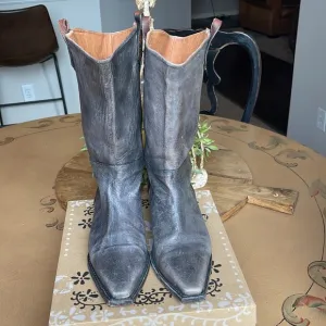 Free People Maverick Distressed Tall Boots {Size 37.5}