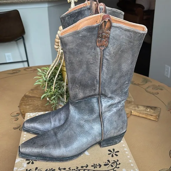 Free People Maverick Distressed Tall Boots {Size 37.5}