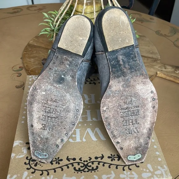 Free People Maverick Distressed Tall Boots {Size 37.5}