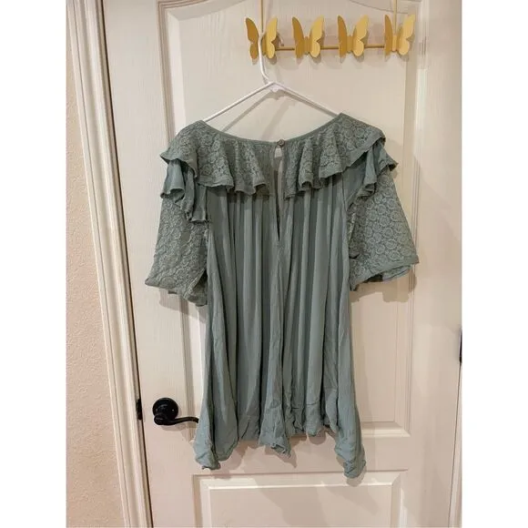 Free People Rush For Ruffles Romper NWOT Size XS