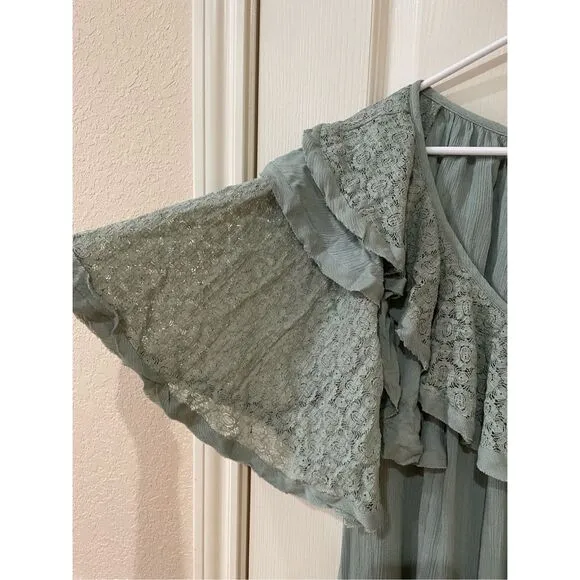 Free People Rush For Ruffles Romper NWOT Size XS