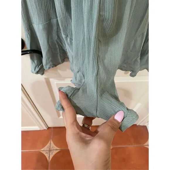 Free People Rush For Ruffles Romper NWOT Size XS