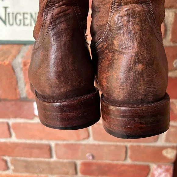 Freebird-BRUSL Tall brown leather‎ boots- Size 6