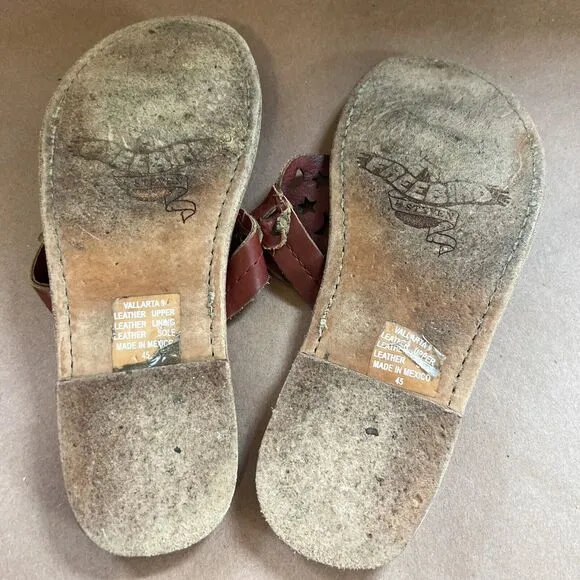 Freebird Vallarta Red Moon And Stars Size 9 Sandals