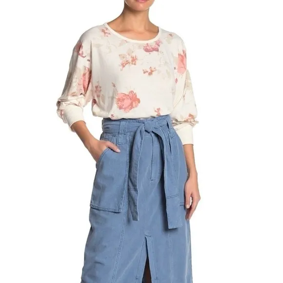 Free People High Waisted Jean Skirt Skirt Size Extra Small or 0