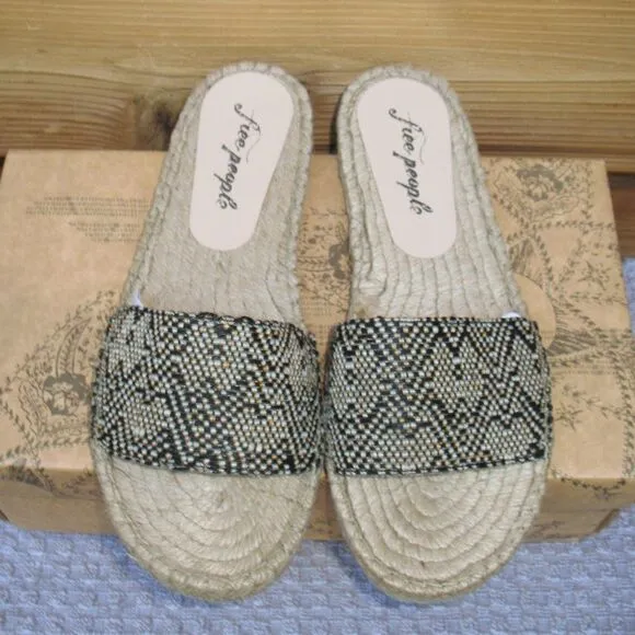 Free People Womens 8 Beach Front Espadrille Sandals Shoes