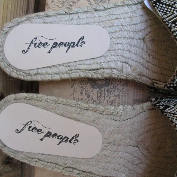 Free People Womens 8 Beach Front Espadrille Sandals Shoes