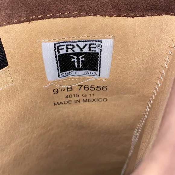 Frye 76556 Elena Tall Brown Suede Knee High Leather Boots  Women’s 9.5 B
