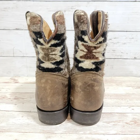 Frye Billy Navajo Blanket short boots