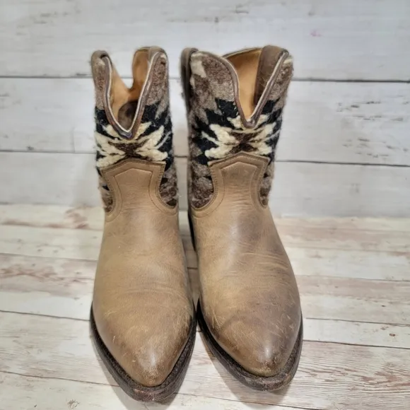 Frye Billy Navajo Blanket short boots