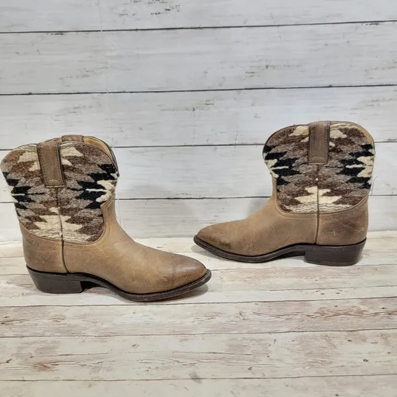 Frye Billy Navajo Blanket short boots