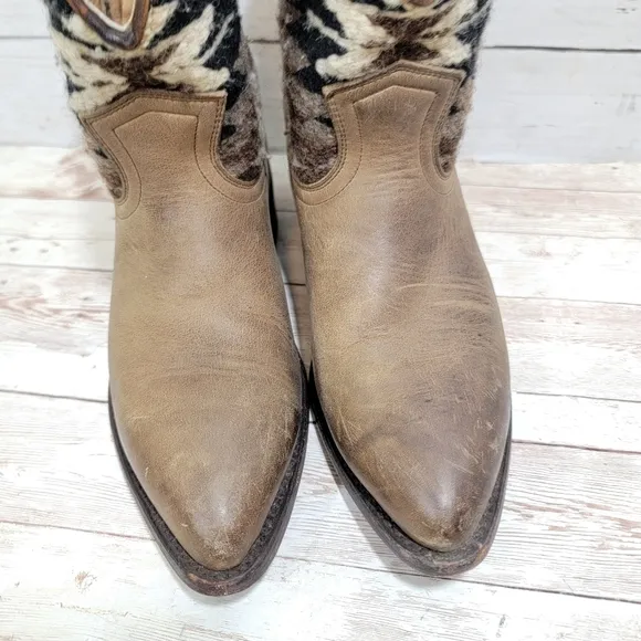 Frye Billy Navajo Blanket short boots