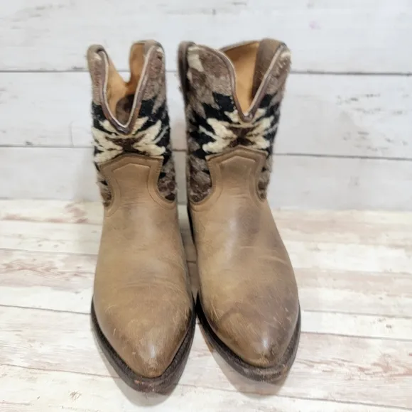 Frye Billy Navajo Blanket short boots