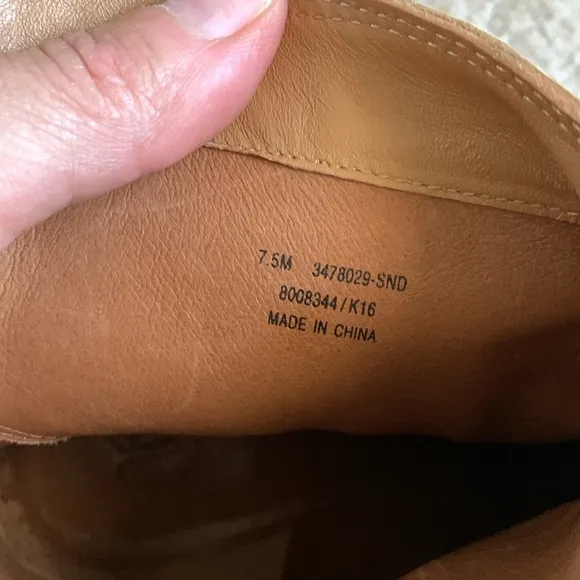Frye Ellen Short Boots Genuine Suede Size 7.5