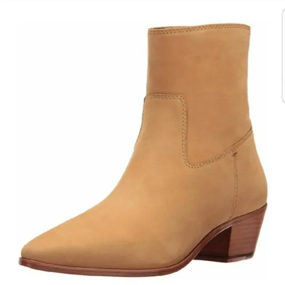 Frye Ellen Short Boots Genuine Suede Size 7.5