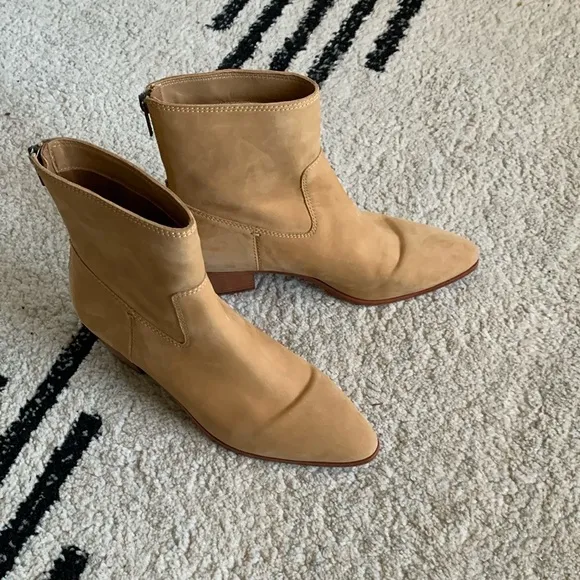 Frye Ellen Short Boots Genuine Suede Size 7.5