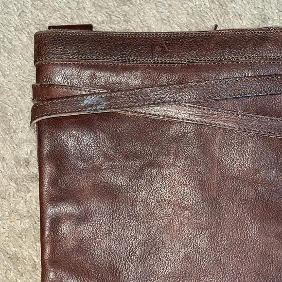 Frye Janae Strappy Tall Brown leather Boots