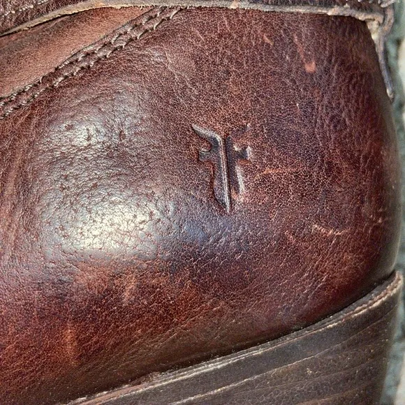 Frye Janae Strappy Tall Brown leather Boots