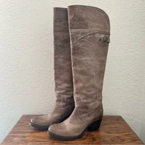 Frye Jane Tall Cuff Boots Size 6.5
