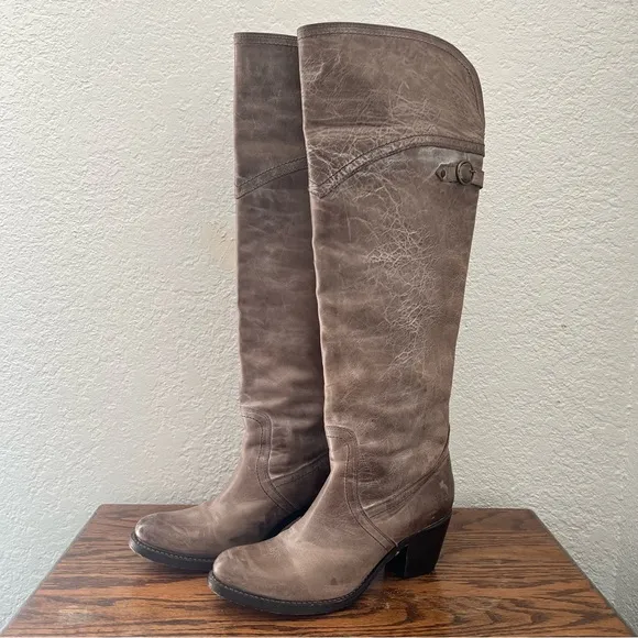 Frye Jane Tall Cuff Boots Size 6.5