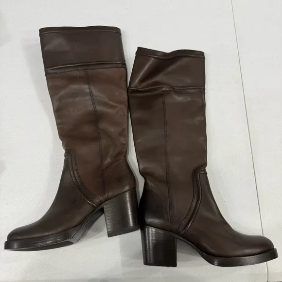 Frye Jean leather tall boots