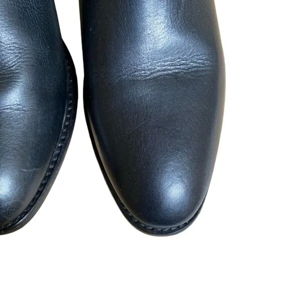 Frye Lindsay Gore Short Ankle Boots Women's Size 9 Black Leather Round Toe