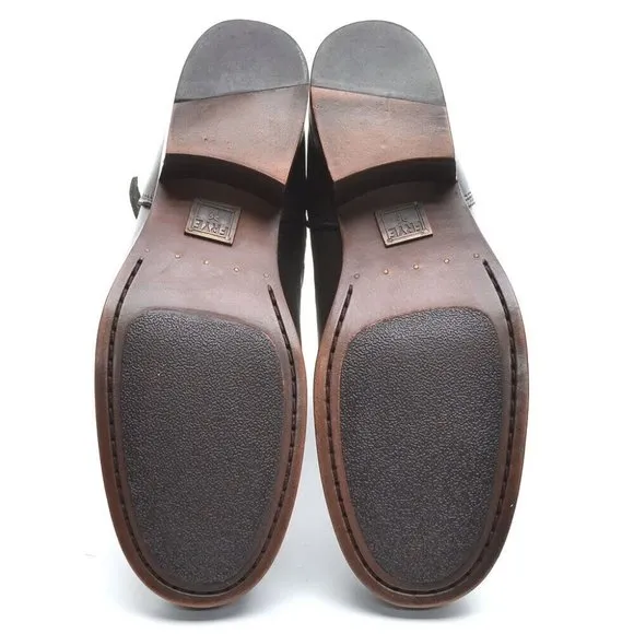 Frye Lynn Strap Short Leather Moto Chelsea Boot 6 M New