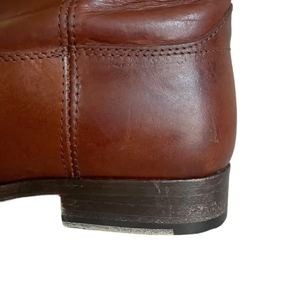 Frye Melissa Button 2 Tall Boots Equestrian Brown
