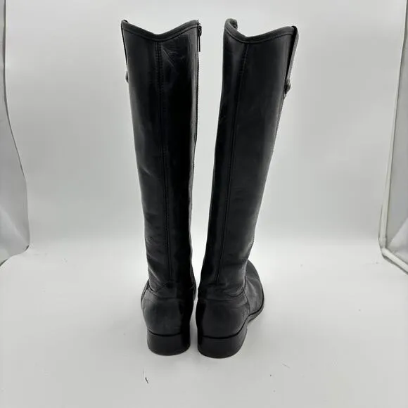 Frye Melissa Button Inside Zip Tall Riding Boots Women's 7.5B Boho Indie Western