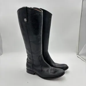 Frye Melissa Button Inside Zip Tall Riding Boots Women's 7.5B Boho Indie Western