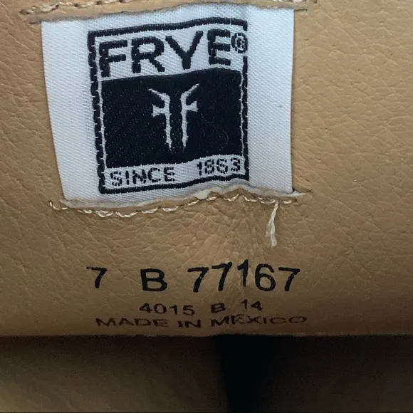 FRYE MELISSA BUTTON LUG TALL BOOTS