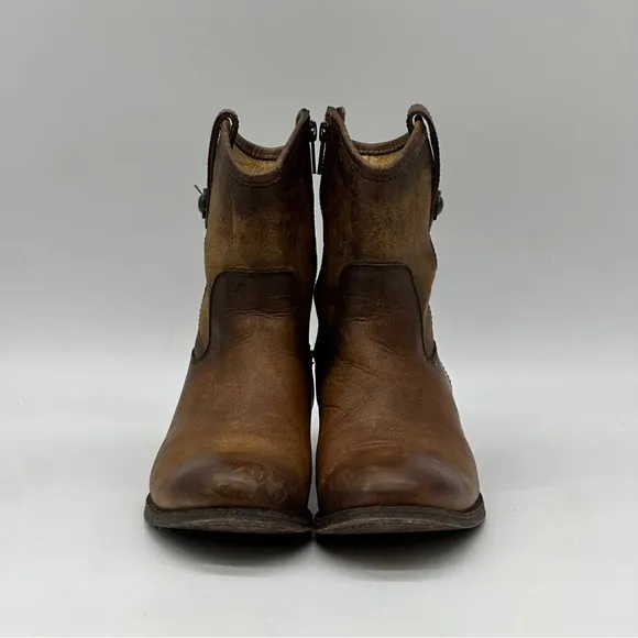Frye Melissa Button Short Ankle Boots. Size 8