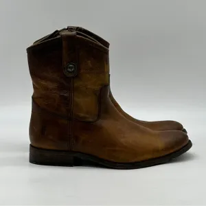 Frye Melissa Button Short Ankle Boots. Size 8