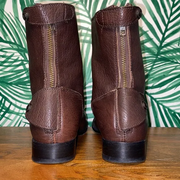Frye Melissa Button Short Zip Ankle Boots 76502 Women’s 9.5 B