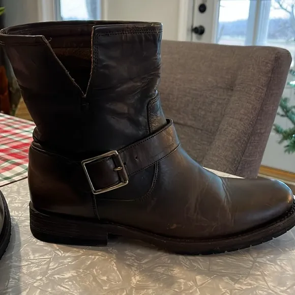 Frye Natalie Short Engineer Boots