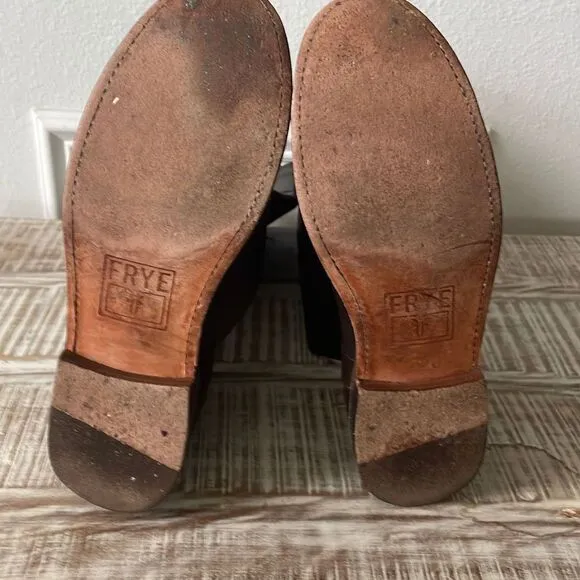 Frye Paige Leather Tall Riding Boots