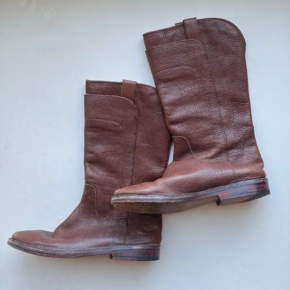 Frye Paige Tall Leather Boots Boy's Size 1.5