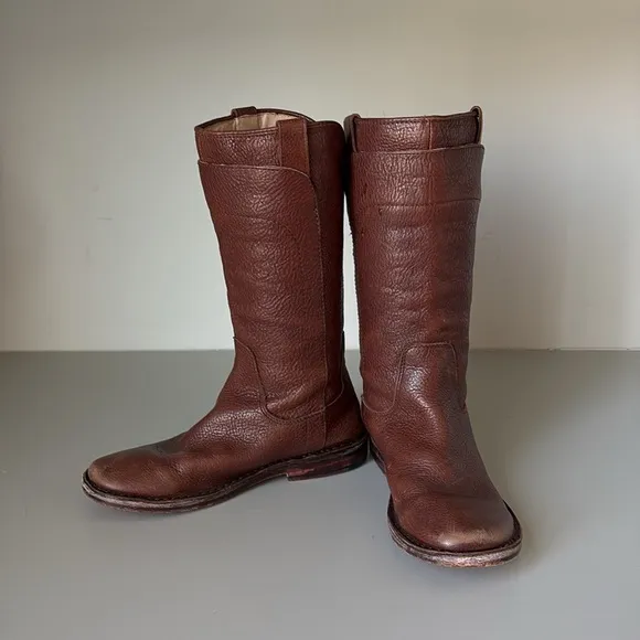 Frye Paige Tall Leather Boots Boy's Size 1.5