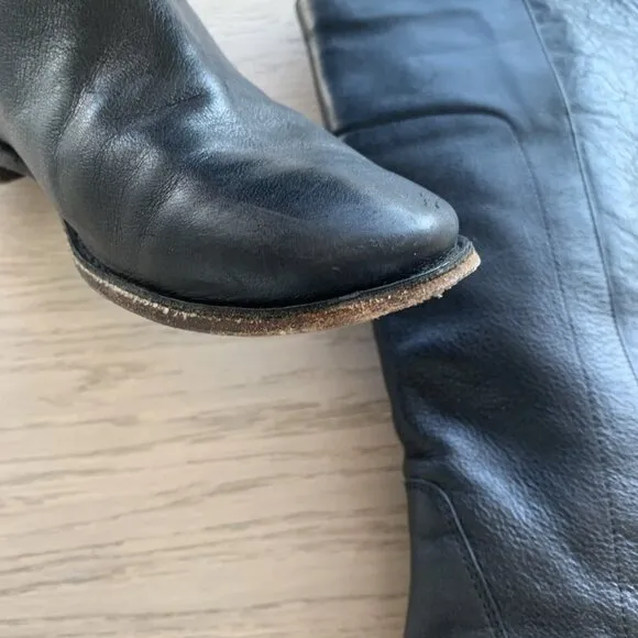Frye Paige Tall Riding Leather Boots