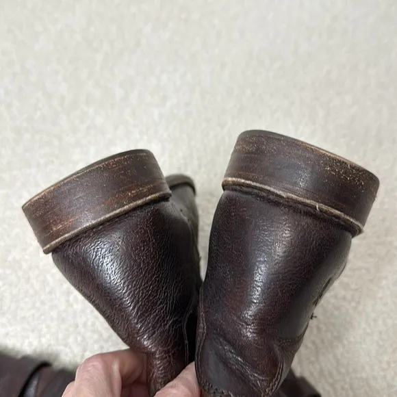 Frye Shirley Riding Boots Brown Size 10