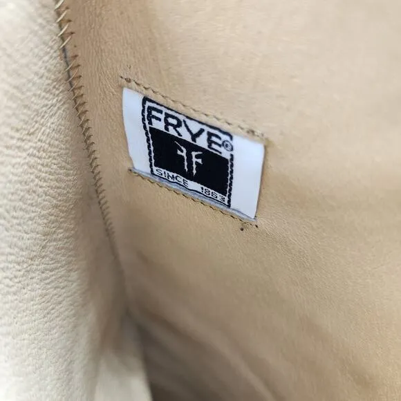 Frye Shirley Tall Brown Leather Boots 6.5